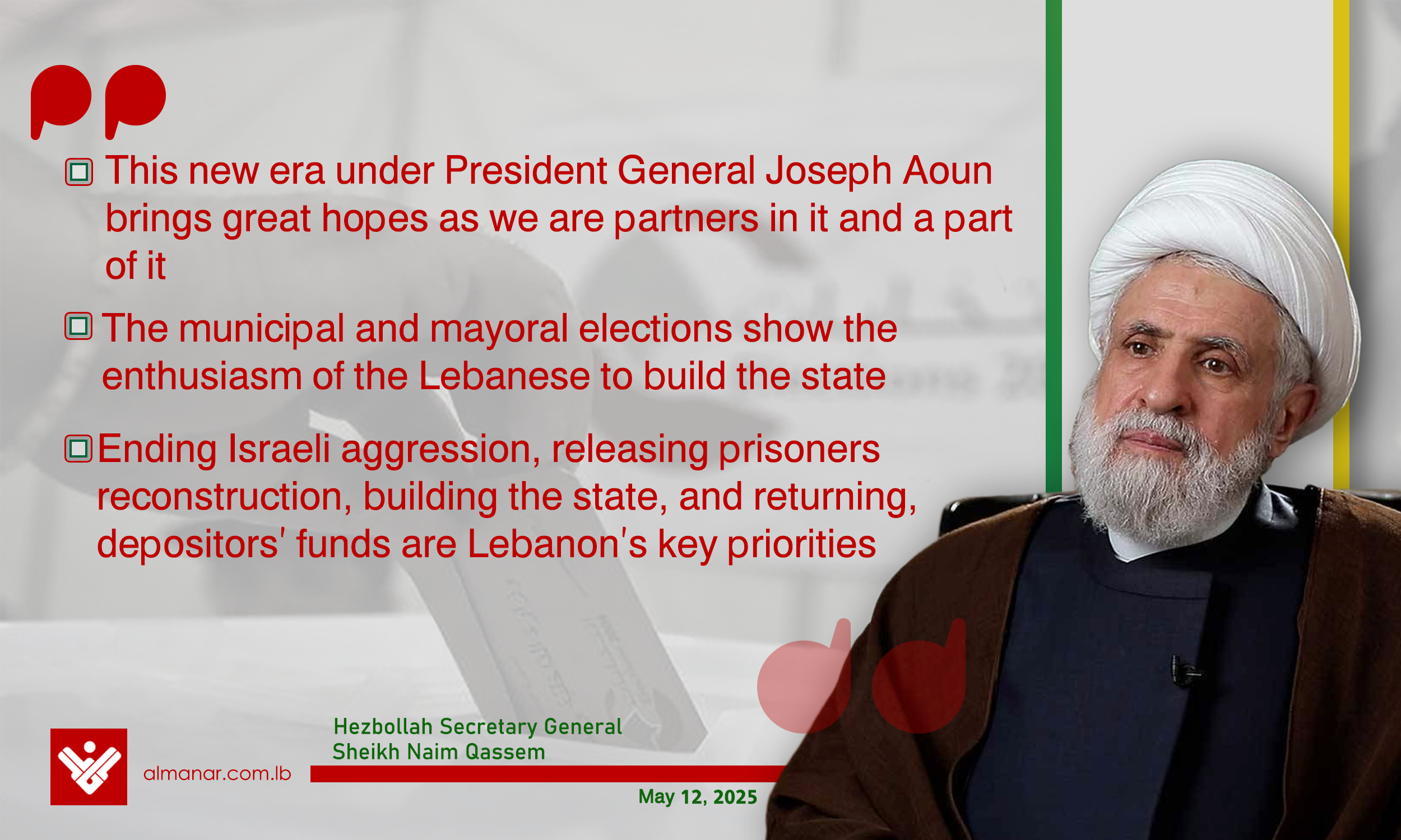Hezbollah Sheikh Qassem